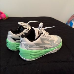 PUMA little kids lamelo ball basketball shoes